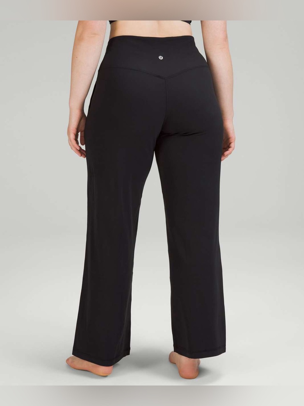 LULULEMON Align Wide Leg High Rise Pant Black Women’s Size 12 W5EGZS Sporty 31"
